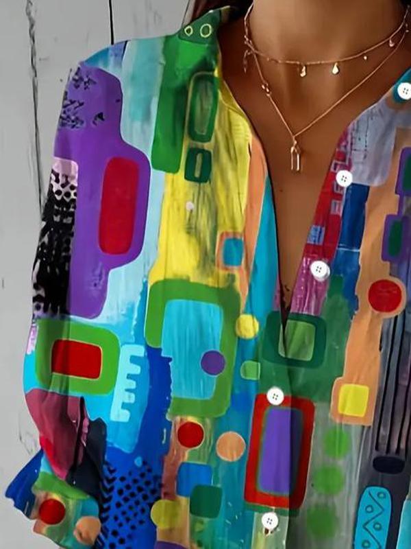 Veloria™ | Chic Button-Up Shirt