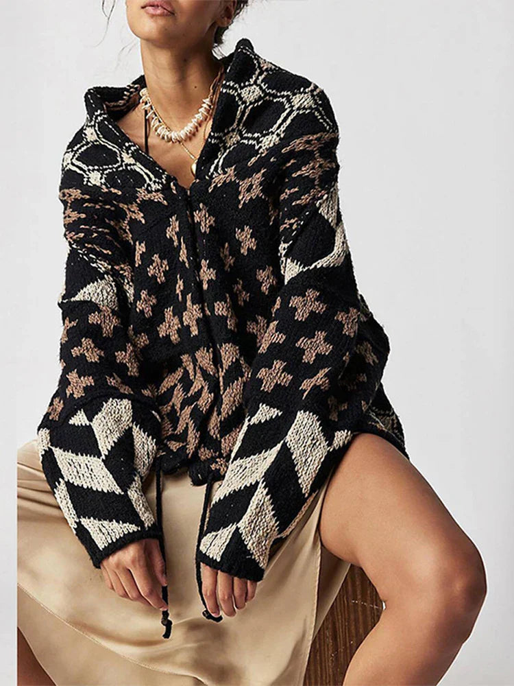 Vintage™ | Knitted V-Neck Cardigan