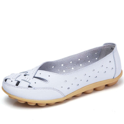 Elane - Breathable Leather Orthopedic Loafers